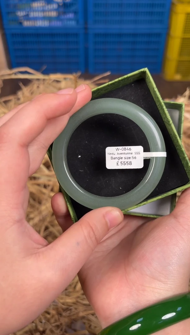 未镶嵌手镯石英质玉W0846