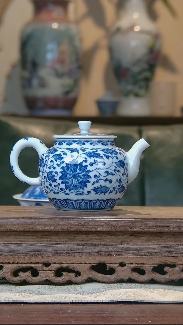 缠枝连纹壶！*6缠枝连纹壶