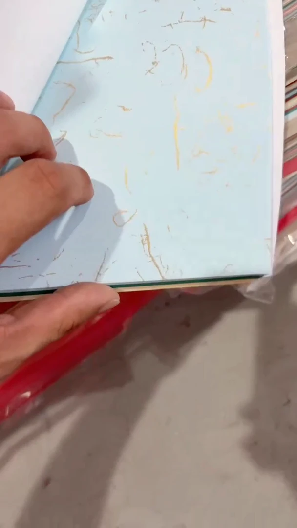 四尺对开五色金丝笺50张半生熟