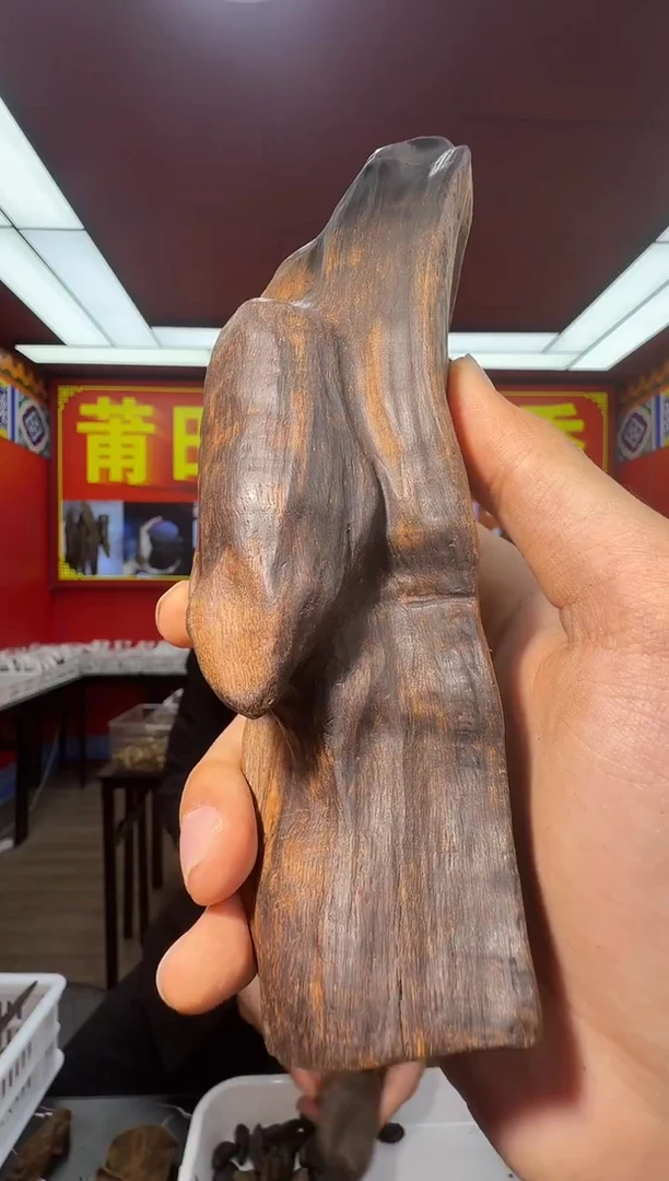 沉香手把件y65海南虎斑棋多样性发一