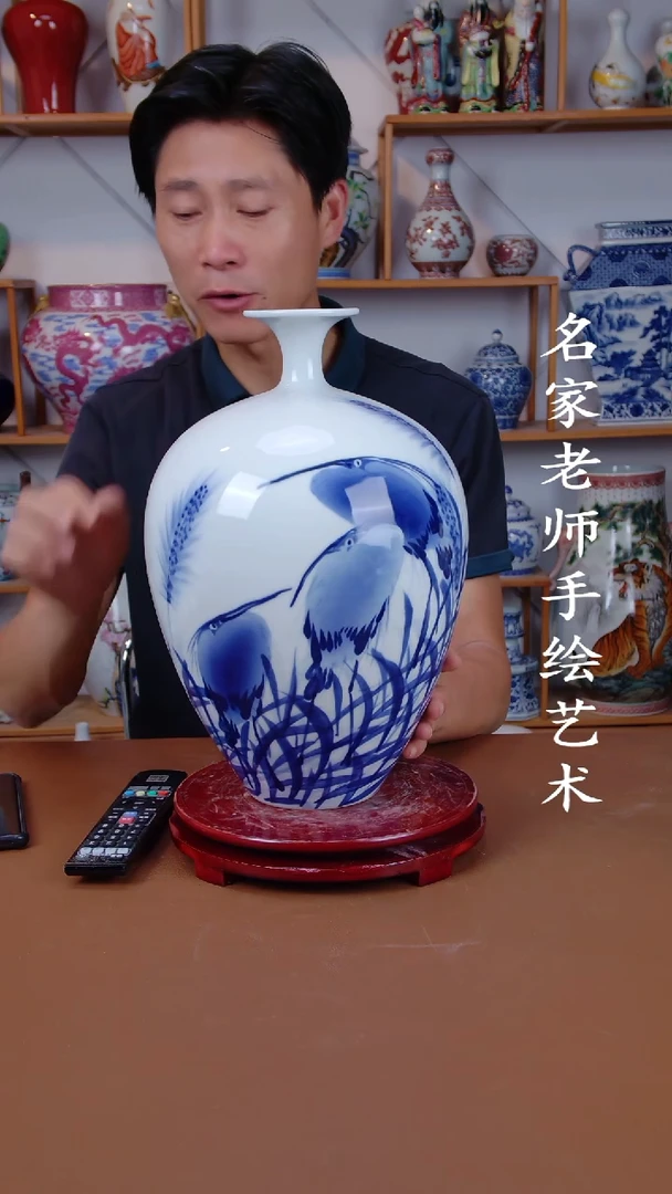 瓶景德镇手工手绘陶瓷摆件28