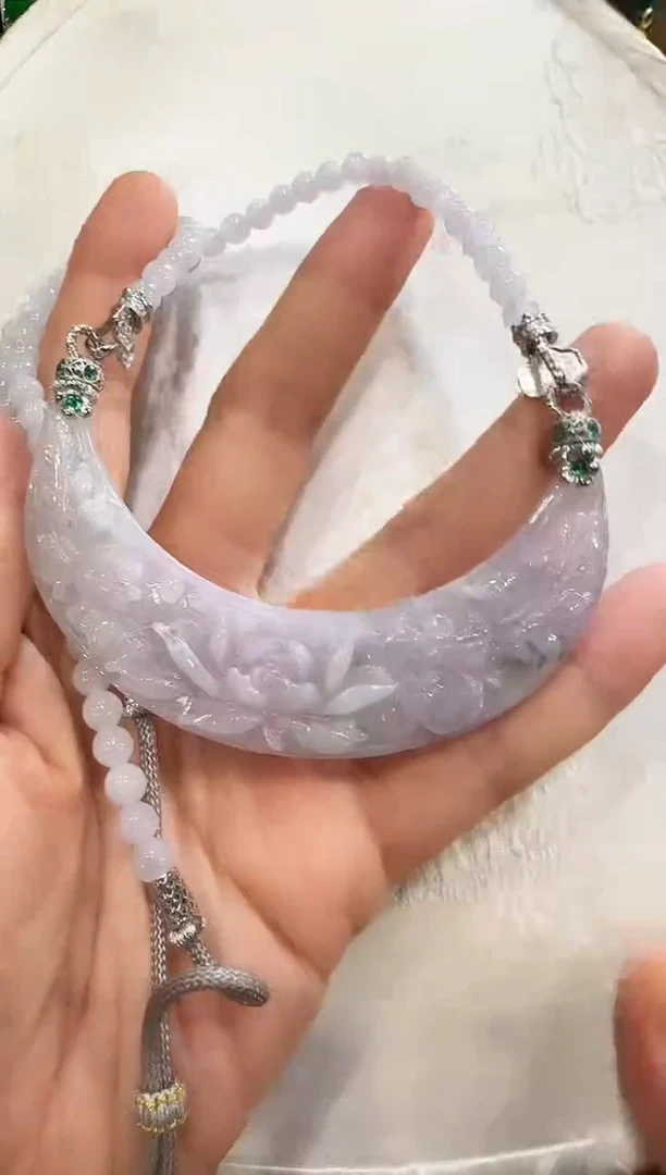 颈饰未镶嵌翡翠国风