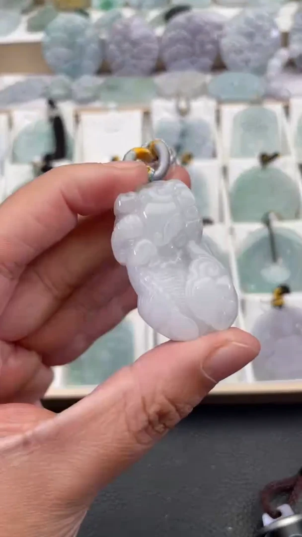 颈饰未镶嵌翡翠天然缅甸翡翠A货463