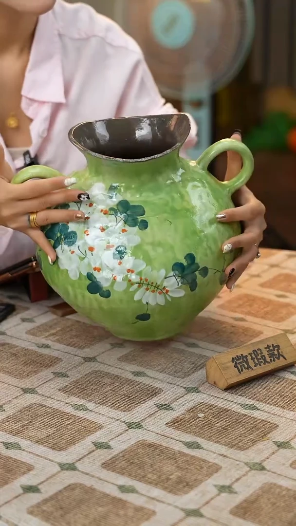 景德镇手工陶瓷花器【微瑕介意勿拍】