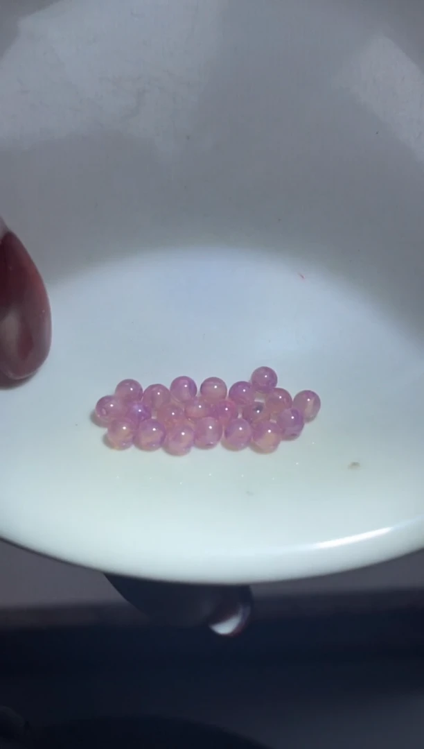 【闪购商品】蓝宝石颈饰未镶嵌x267粉紫宝石3mm*20颗