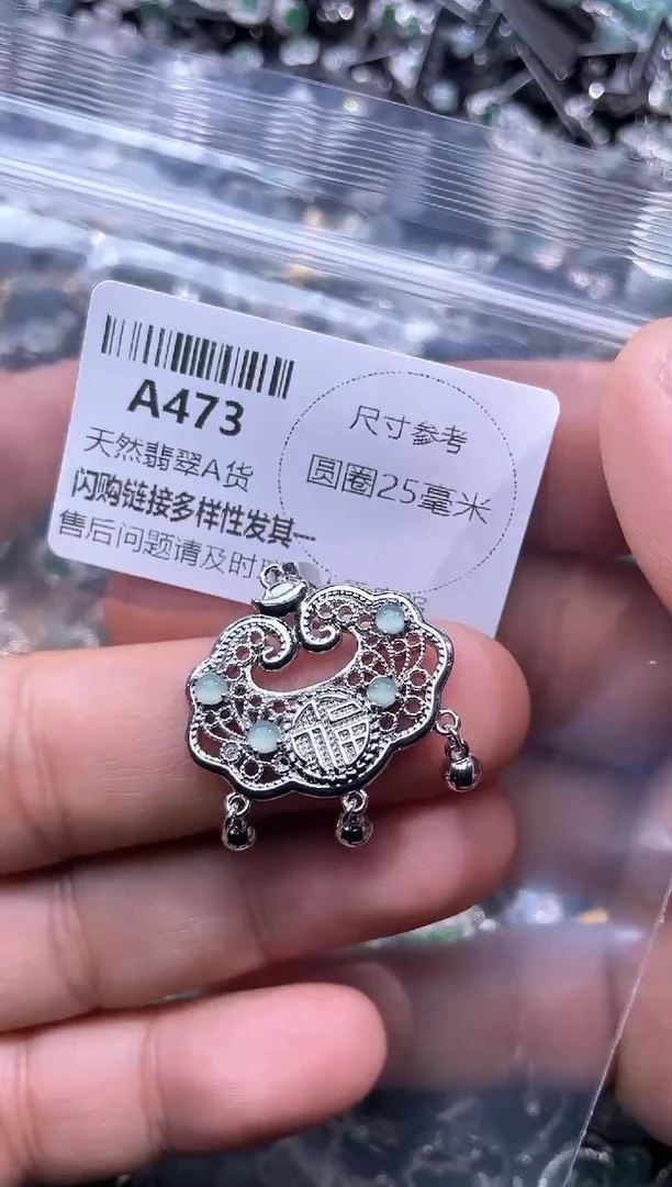 【闪购商品】翡翠颈饰未镶嵌A473项链