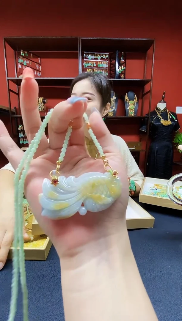 颈饰未镶嵌翡翠翡翠吊坠