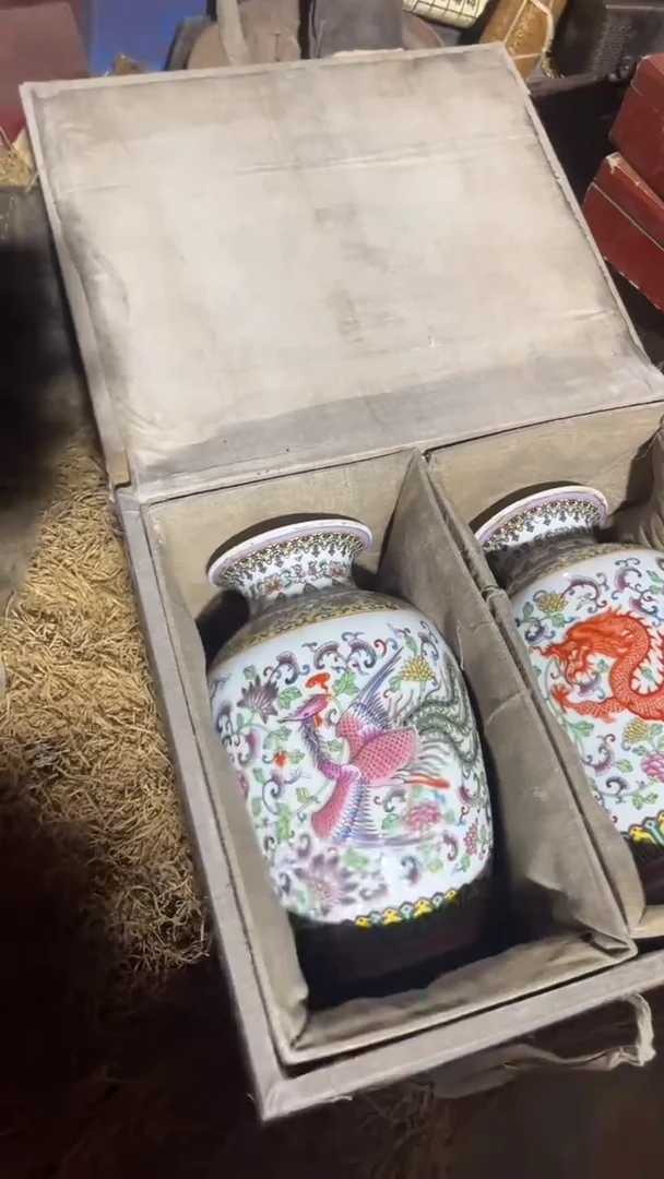 香榧木（1对龙凤瓶子链接0