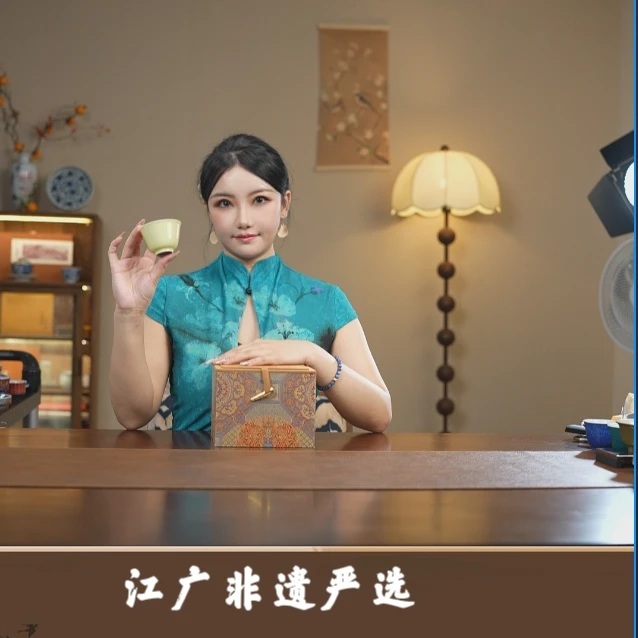 景德镇陶瓷柠檬黄釉茶杯