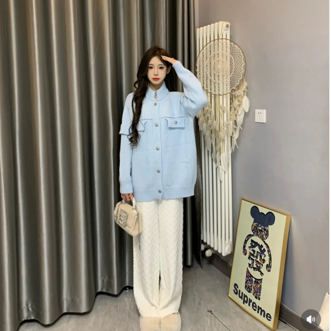 2025新款时尚百搭高定女毛衣开衫外套