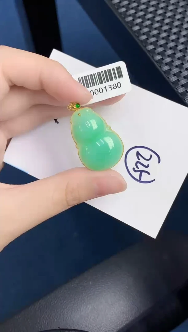 【闪购商品】翡翠颈饰18K金镶嵌000000000