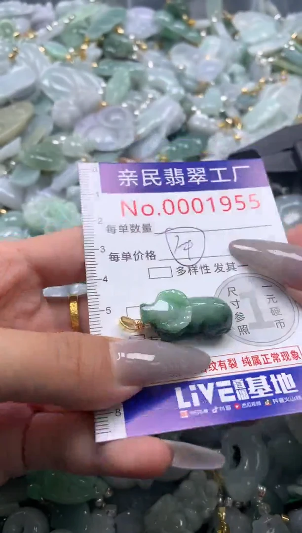 颈饰未镶嵌翡翠1955