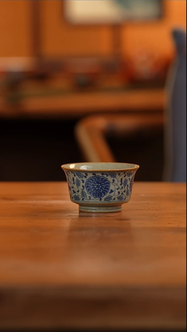 【闪购商品】缠枝马蹄小杯 沐石