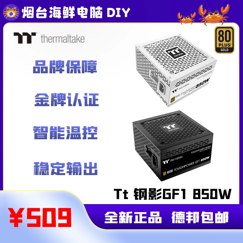 Thermaltake  Coolall YOUR LIFETTGF1 850W全模组金牌电源ATX3.0