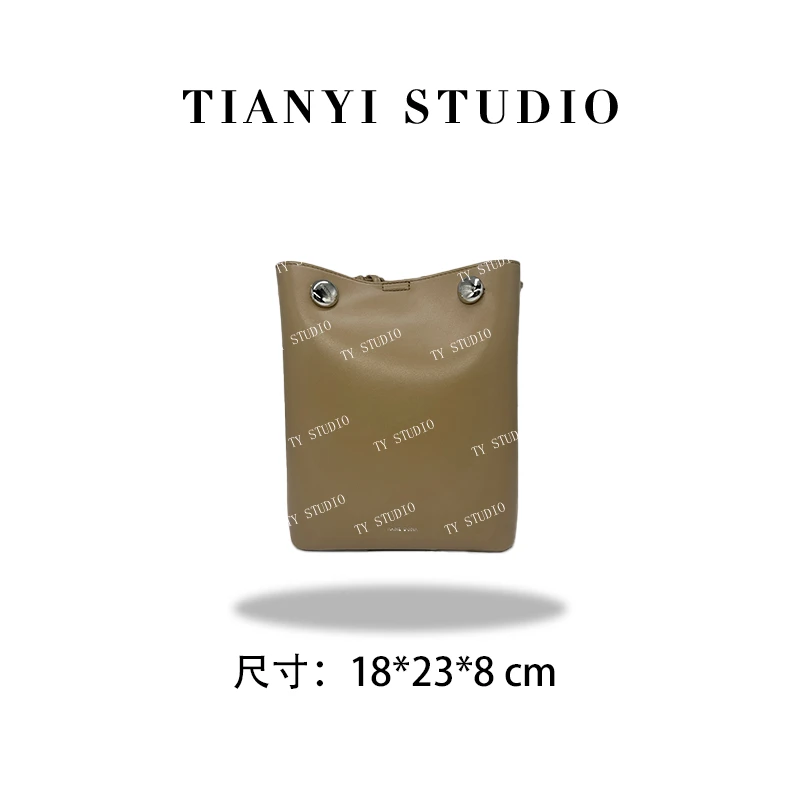 【TY】SK-62825-杏色 轻奢高级韩版单肩潮流时尚简约女包