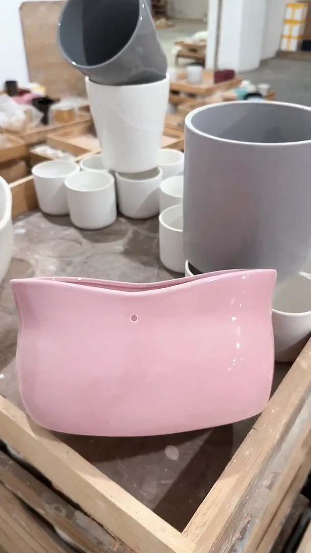 高温陶瓷花盆+E139