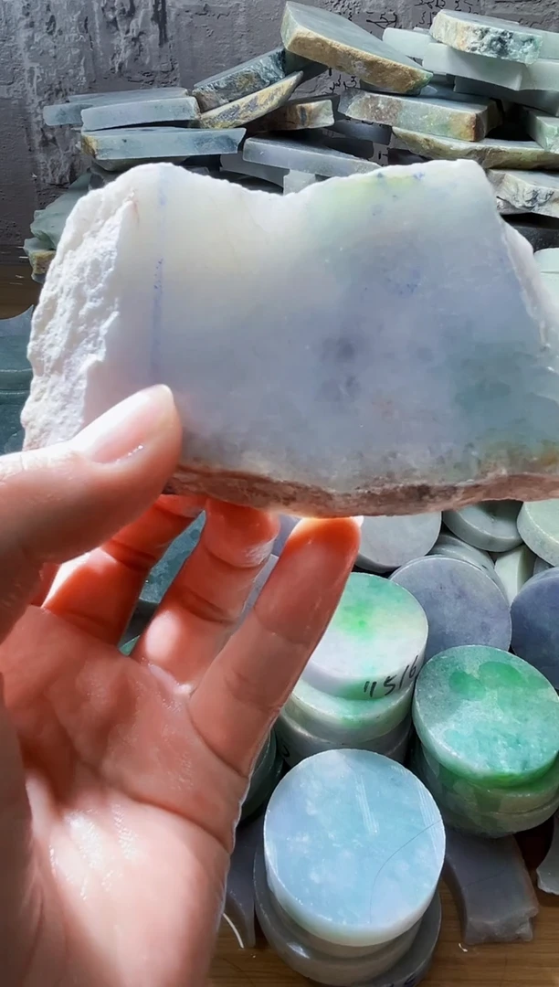 裸石翡翠天然翡翠A货玉 南 431