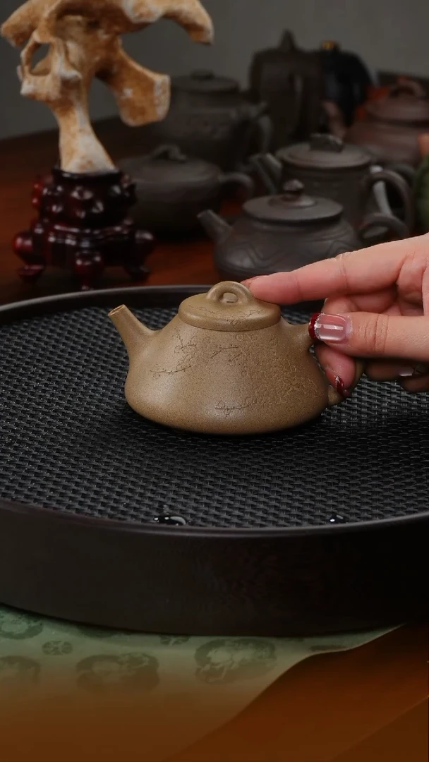 【闪购商品】紫砂茶壶《石瓢紫砂壶》原矿老段泥