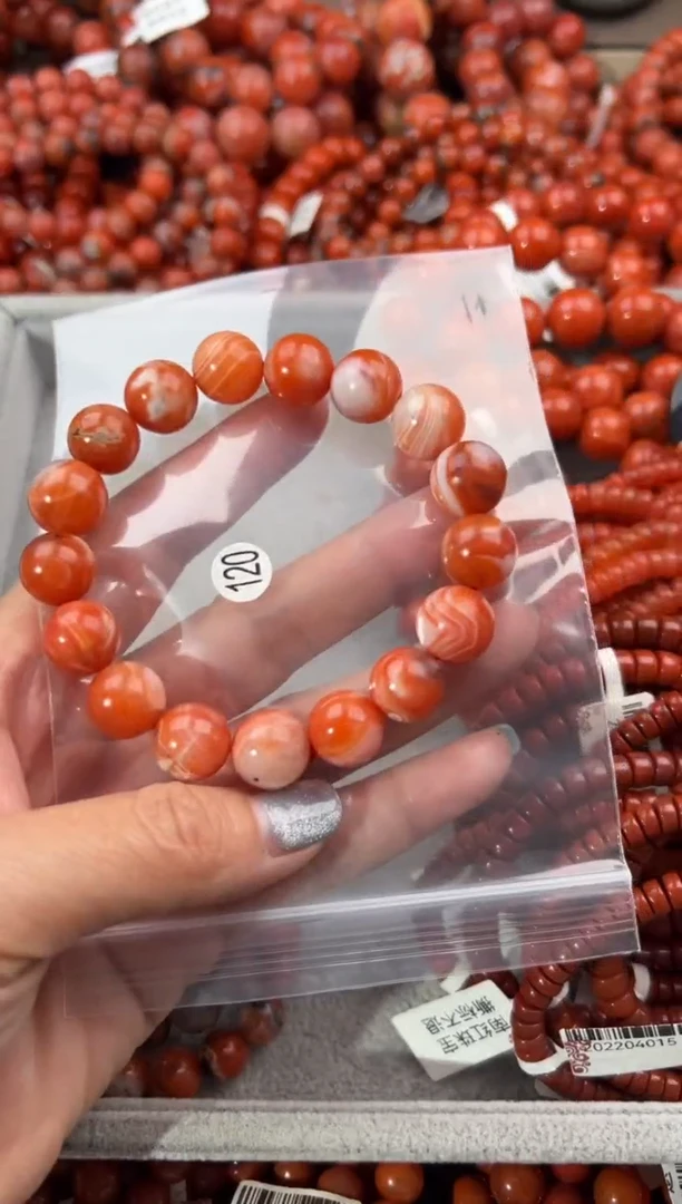 未镶嵌手串南红玛瑙12+