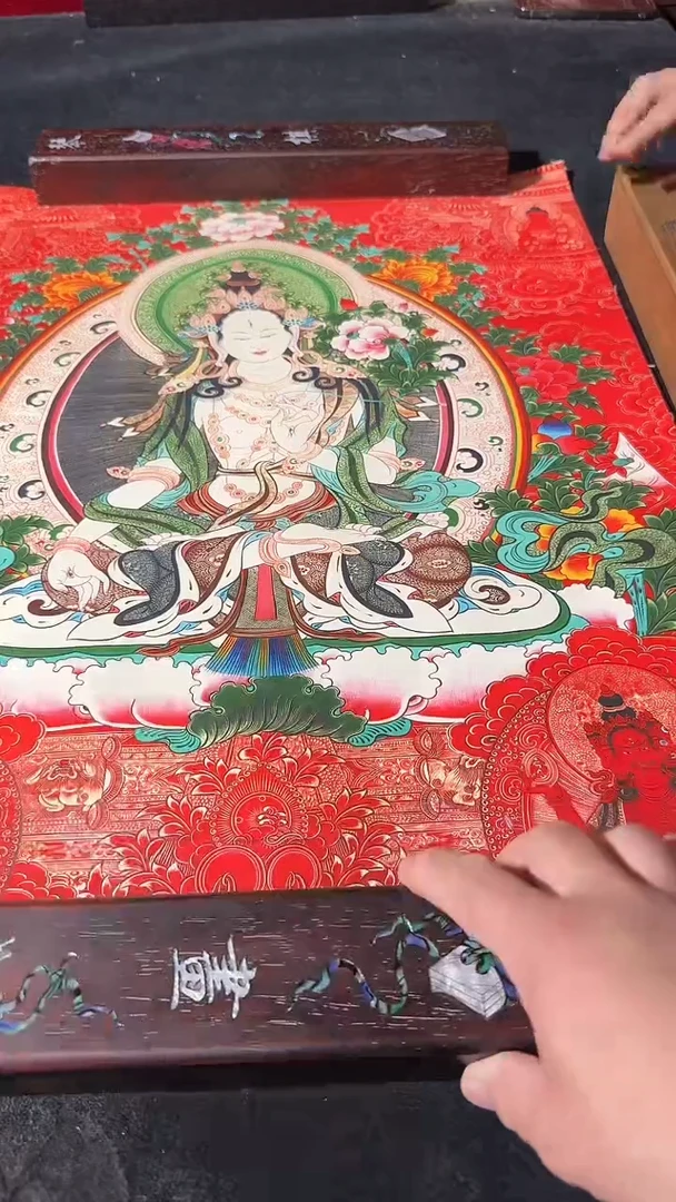 卷轴画藏式珍藏彩绘艺术馆36