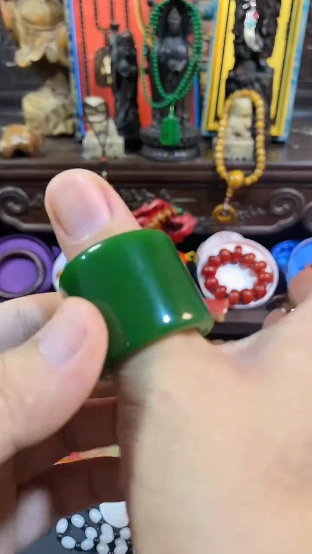 和田玉（碧玉）未镶嵌颈饰旭升文玩精选1