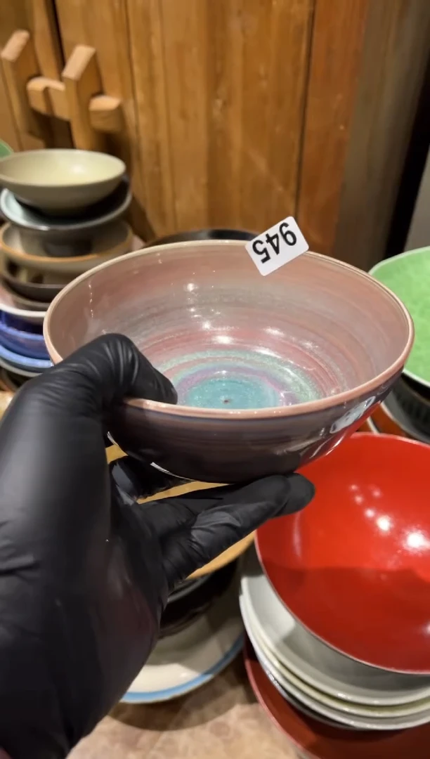 【闪购商品】瓷片945 苏打柴烧面碗1个