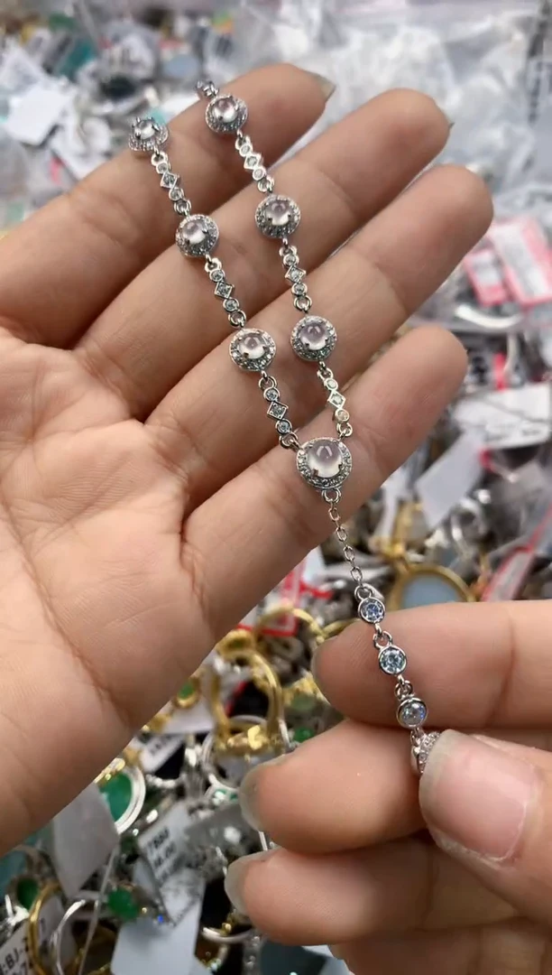 银S925镶嵌戒指翡翠101010----1