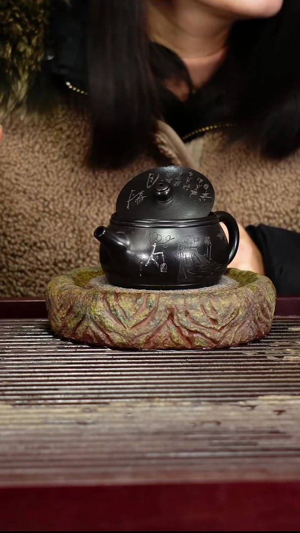 宜兴原矿紫砂壶茶壶150C