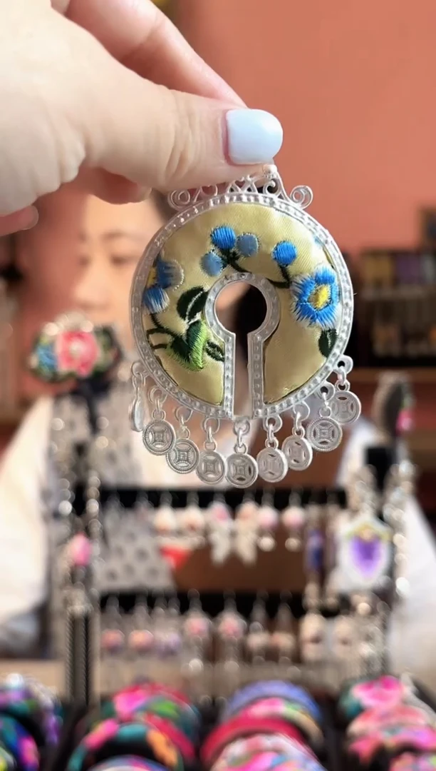 织绣艺枝独绣老绣920