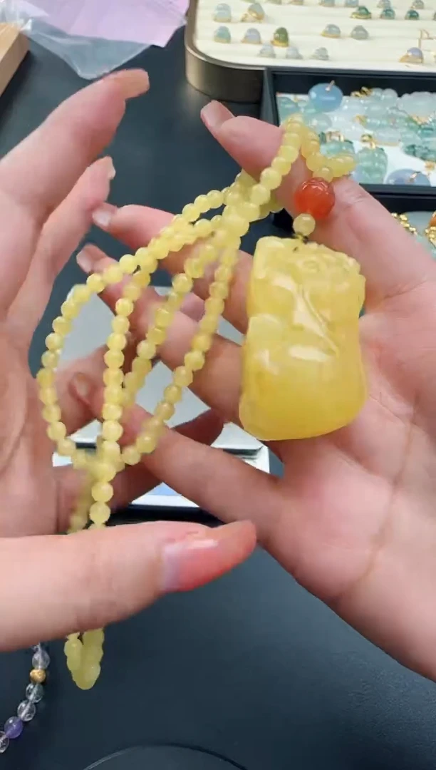 【闪购商品】蜜蜡颈饰未镶嵌TZG0120064