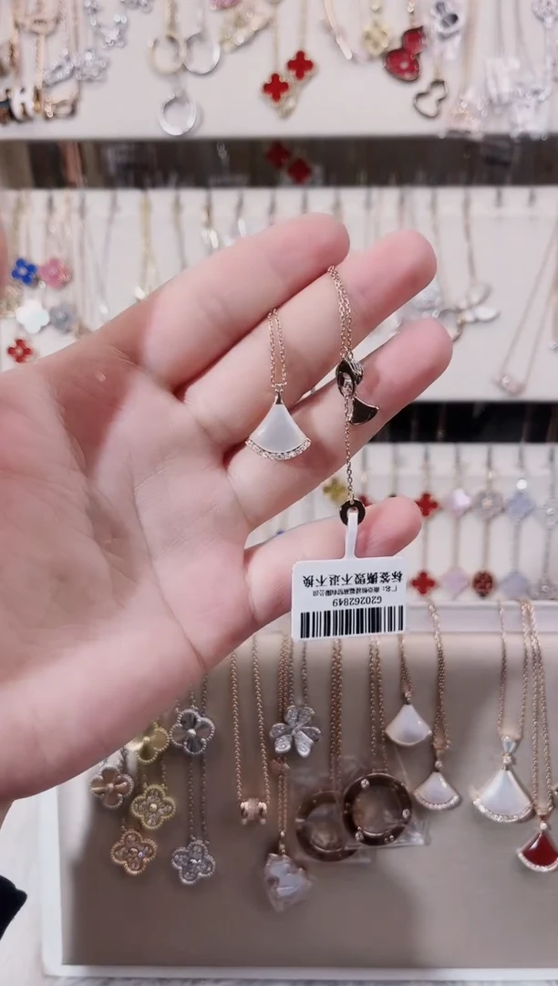 【闪购商品】贝壳（贝母）套链18K金镶嵌18K金镶嵌 K玫