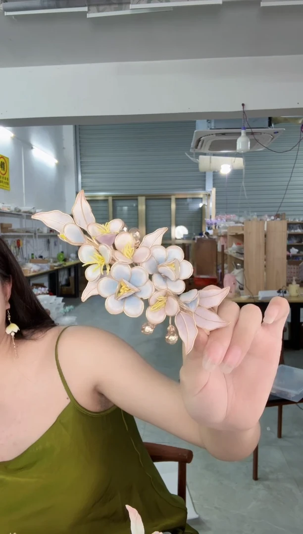 铜合金无烟****烟0163 微瑕非遗绒花  软枝