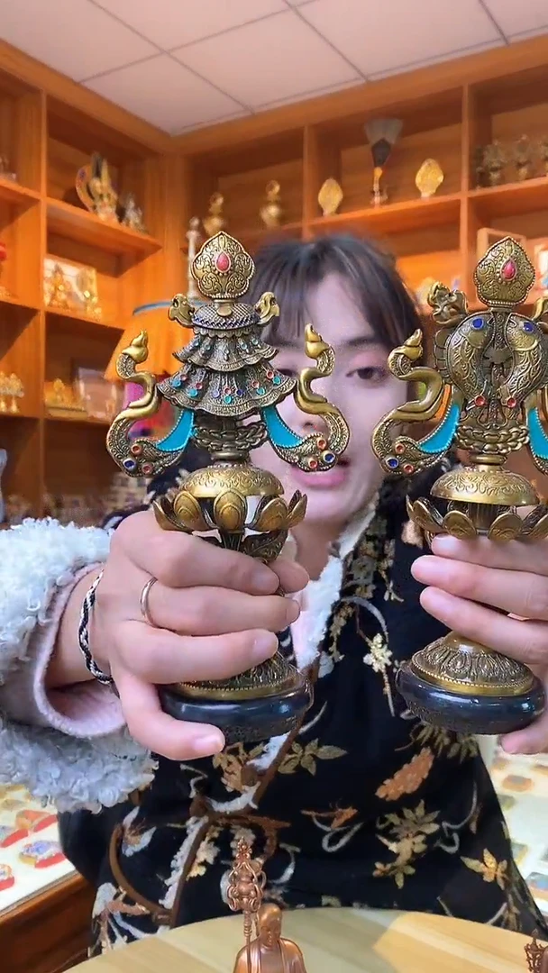 【闪购商品】泥塑吉祥八宝-与实物略有差异介意者慎拍