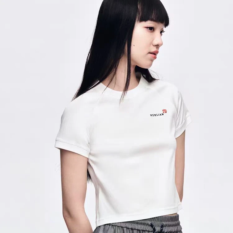 HERLIAN  25ss设计师品牌【output】字母logo设计短袖T恤