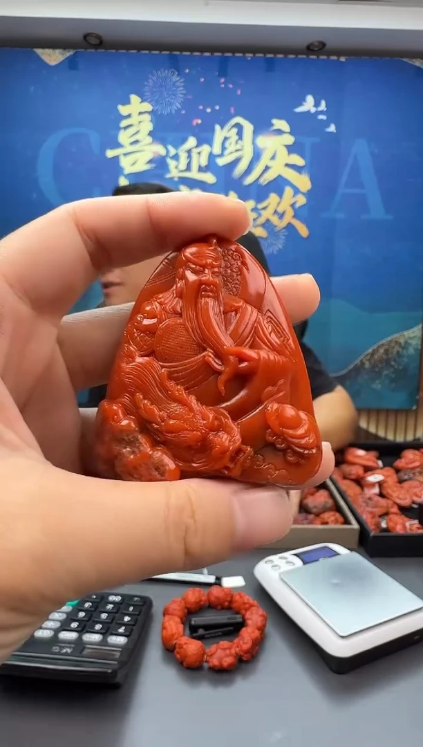 未镶嵌雕刻南红玛瑙076ZB0925产品一个