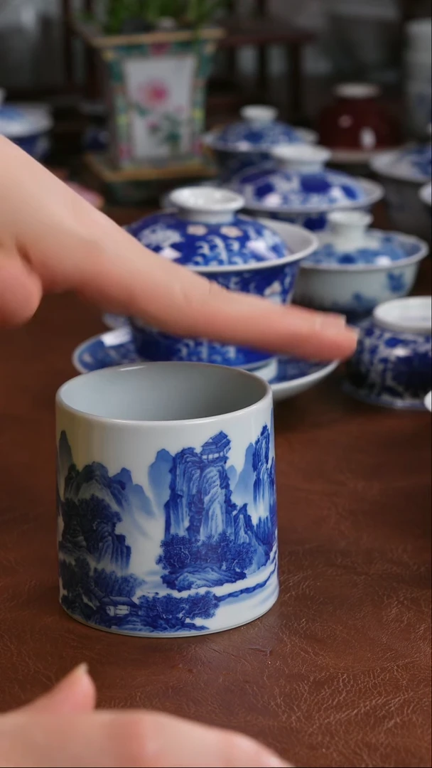 景德镇高端茶器景德镇纯手工手绘高端茶器