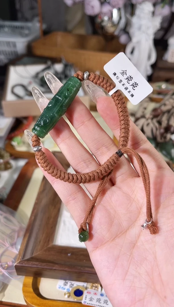 银S925镶嵌手链和田玉多样性发货其一孤品默认微瑕