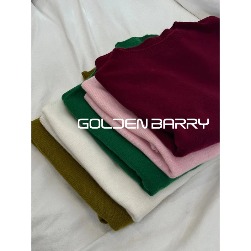 GOLDEN BARRY|241127洋气百搭气质羊毛毛衣