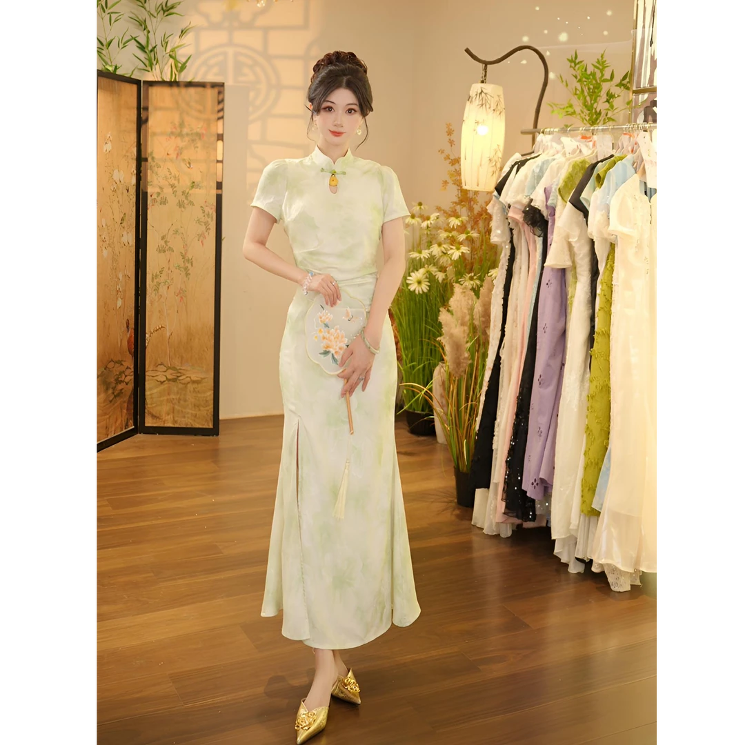 【张小小】远黛青山-1283 连衣裙（LL133）