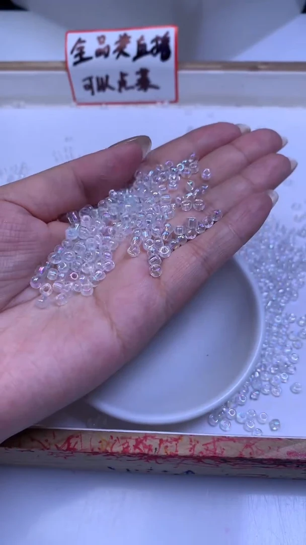 未镶嵌散珠玛瑙/玉髓E156 白色 大隔珠3*4mm120个10元