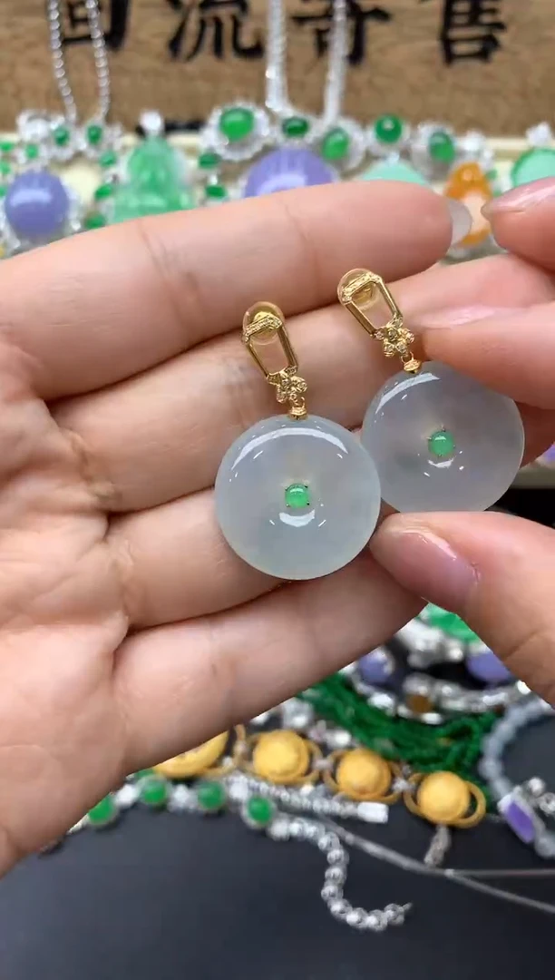 【闪购商品】翡翠颈饰18K金镶嵌104-中国好珍宝