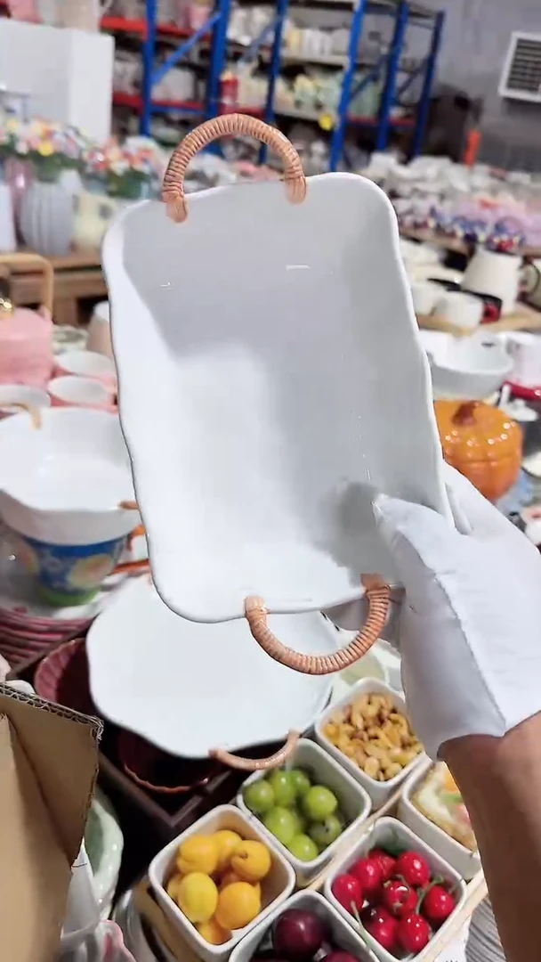 碗陶瓷长方碗 微瑕凑满20元包邮