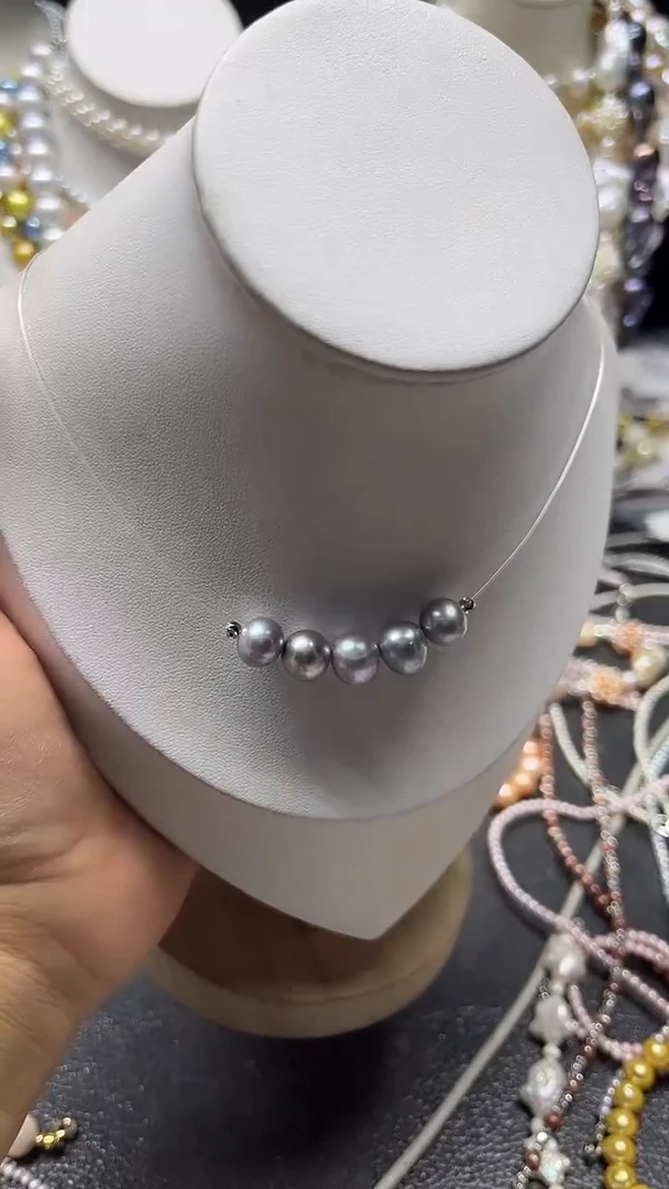 颈饰未镶嵌淡水珍珠多人