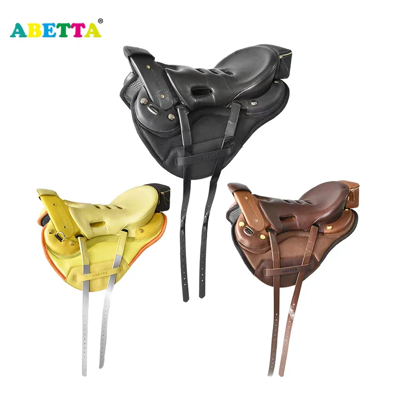 ABETTA耐力鞍马鞍三孔轻量化鞍子马术马鞍裸鞍3kg马具鞍子
