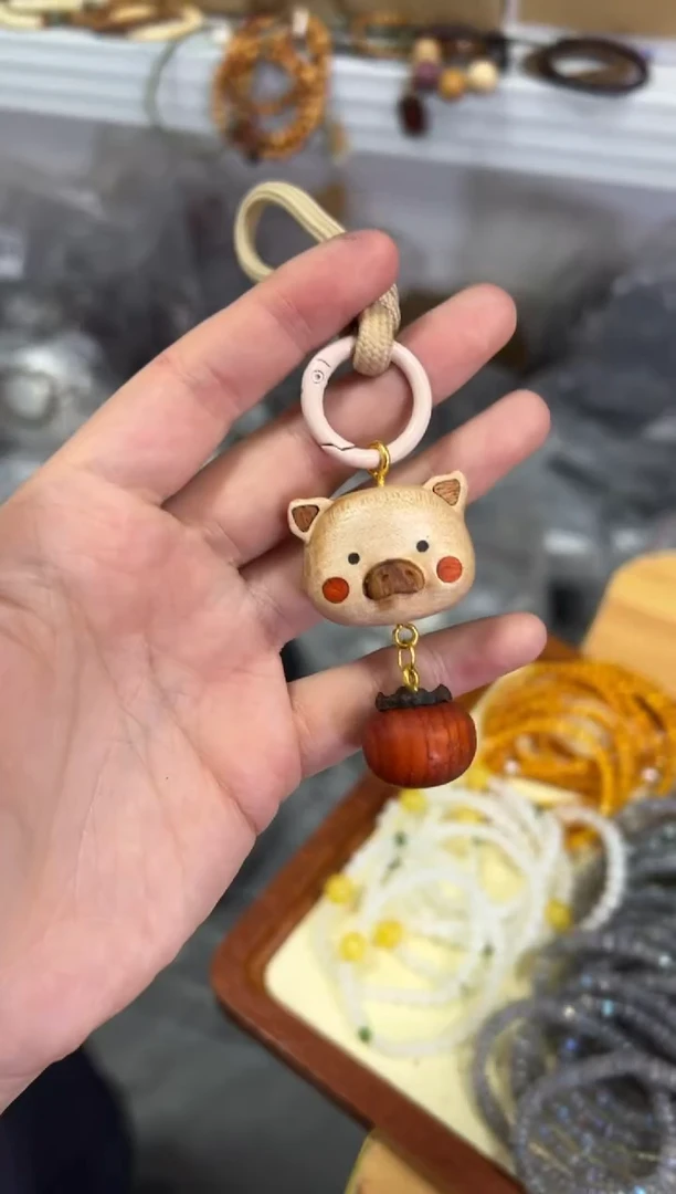 【闪购商品】檀香木吊坠诸事顺顺紫檀木挂件[0246]