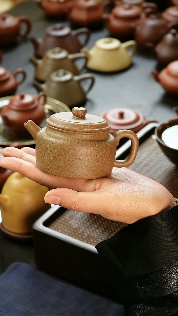 茶壶紫砂青段退火德中150cc