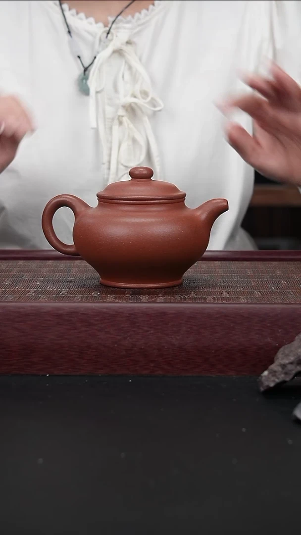 茶壶紫砂xt朱泥 掇只300CC