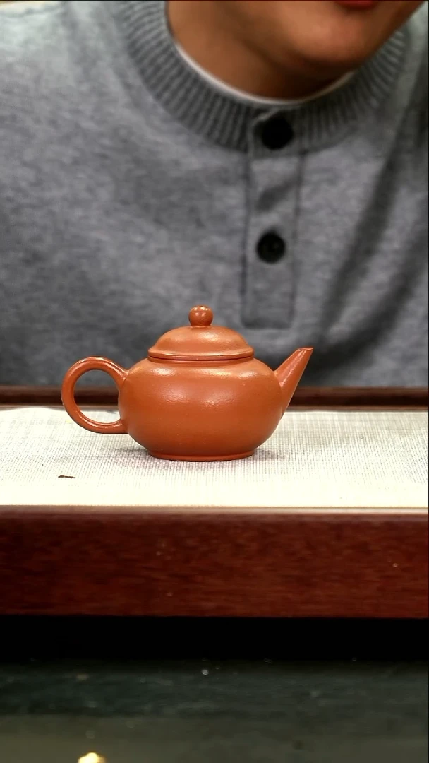 茶壶紫砂黄龙山朱泥水平150