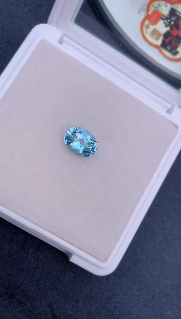 海蓝宝石裸石未镶嵌1.9ct海蓝宝AC