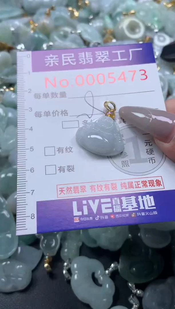 颈饰未镶嵌翡翠5473